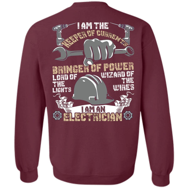 Keeper Of Currents T Shirt, I Love Electrician Sweatshirt