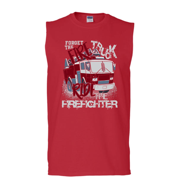 There Are No Ex-Firefighters T Shirt, Our Title Is Earned Never Given T Shirt, Cool T Shirt (Men's Cotton Sleeveless)