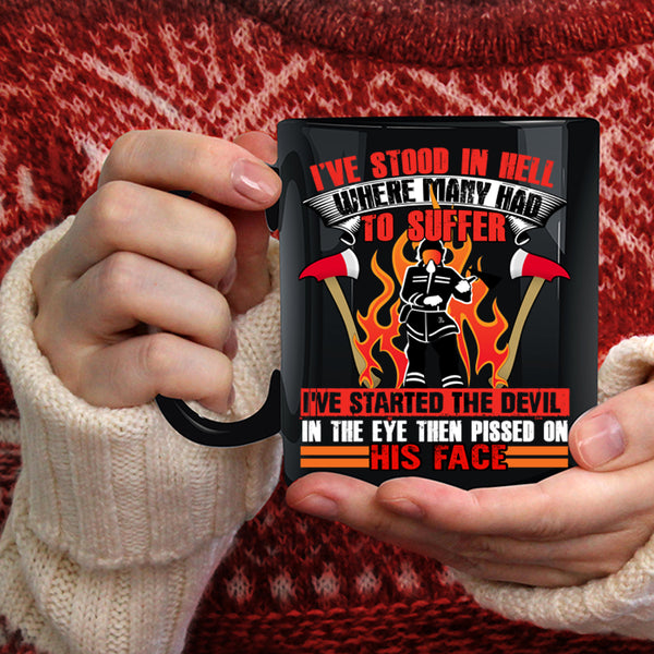 Cool Firefighter Coffee Mug, Awesome Fireman Coffee Cup