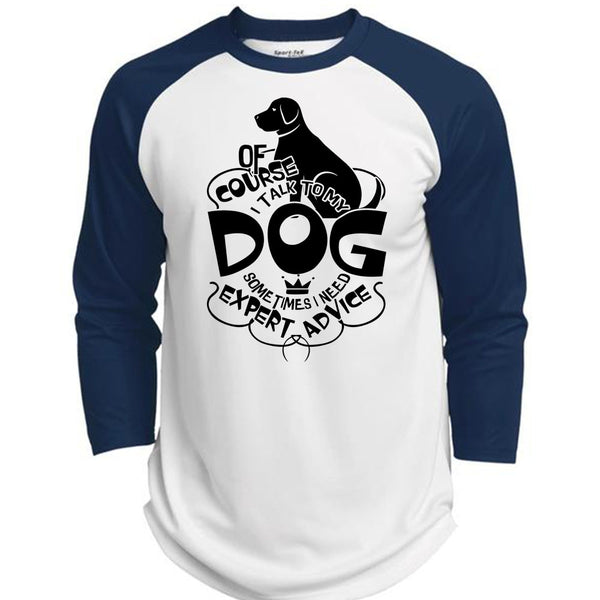 I Talk To My Dog T Shirt, I Love Dog T Shirt, Awesome T-Shirts  (Polyester Game Baseball Jersey)