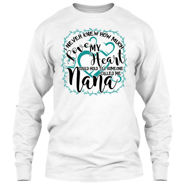 How Much Love My Heart T Shirt, Gift For Nana T Shirt