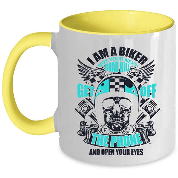 Best Gift For Bikers Coffee Mug, I Am A Biker Accent Mug