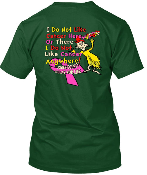 The Cat in the Hat T Shirt, I Do Not Like Cancer Anywhere T Shirt, Dr. Seuss T Shirt, I Love Reading T Shirt