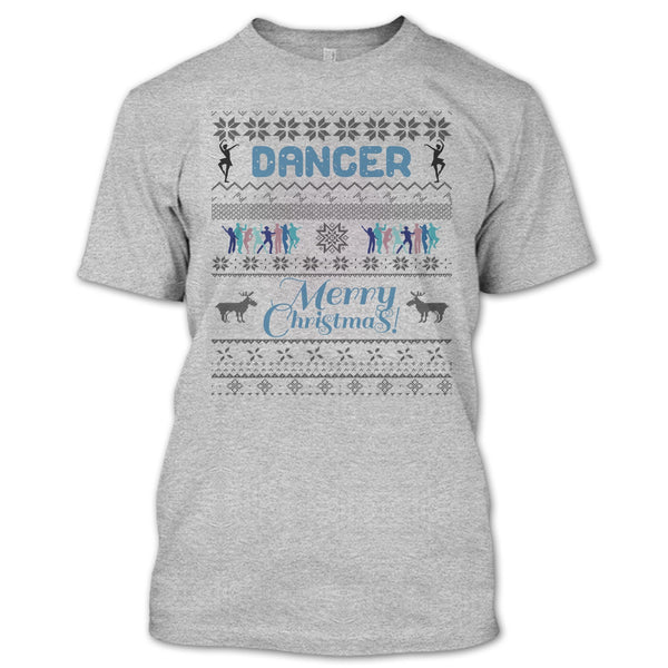 Dancer Merry Christmas T Shirt, Gift For Merry Christmas T Shirt