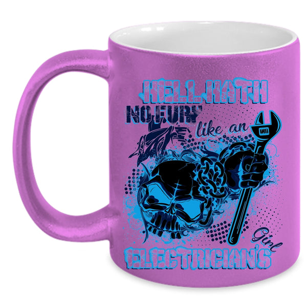 Awesome Electrician's Girl Coffee Mug, Electrician's Girl Accent Mug