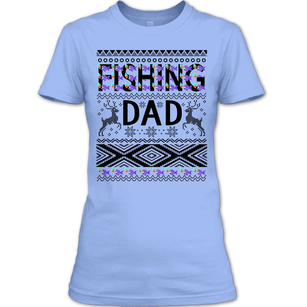 Fishing Dad T Shirt, Merry Christmas Gift T Shirt