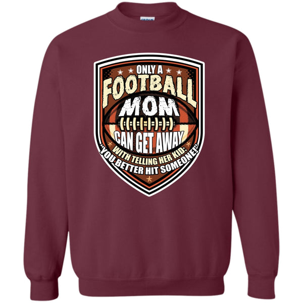 Coolest Football Mom T Shirt, Sporty Mom Sweatshirt