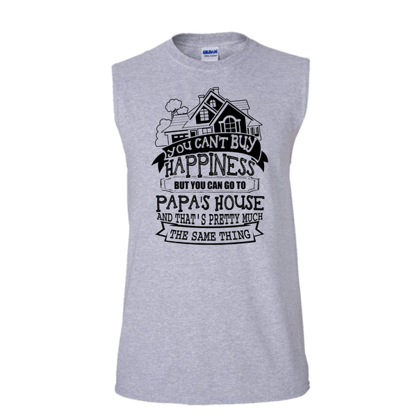 You Can't Buy Happiness T Shirt, Father's Day Gift Tank Top (Men's Cotton Sleeveless)