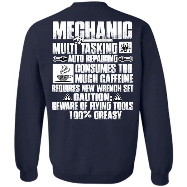 Much Caffeine T Shirt, I Love Mechanic Sweatshirt
