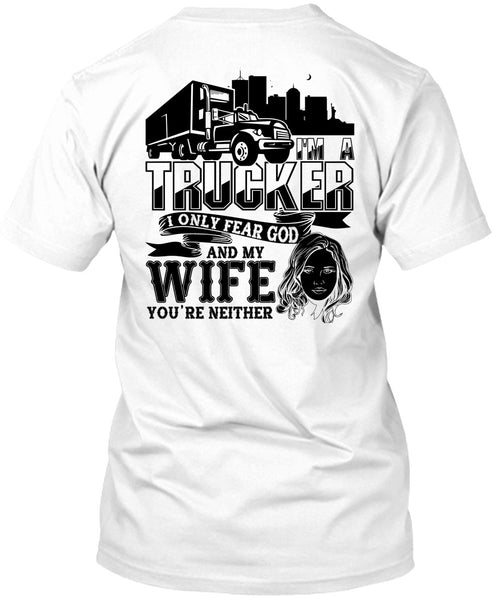 A black t-shirt with the shopify logo