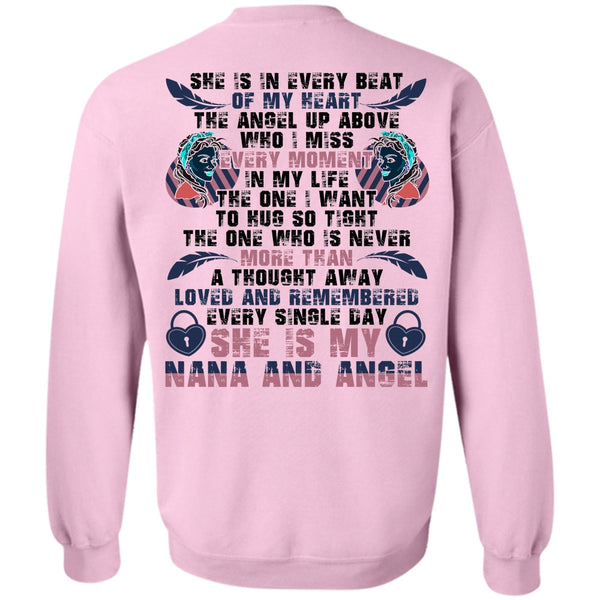 I Love Nana T Shirt, She Is My Nana And Angel Sweatshirt