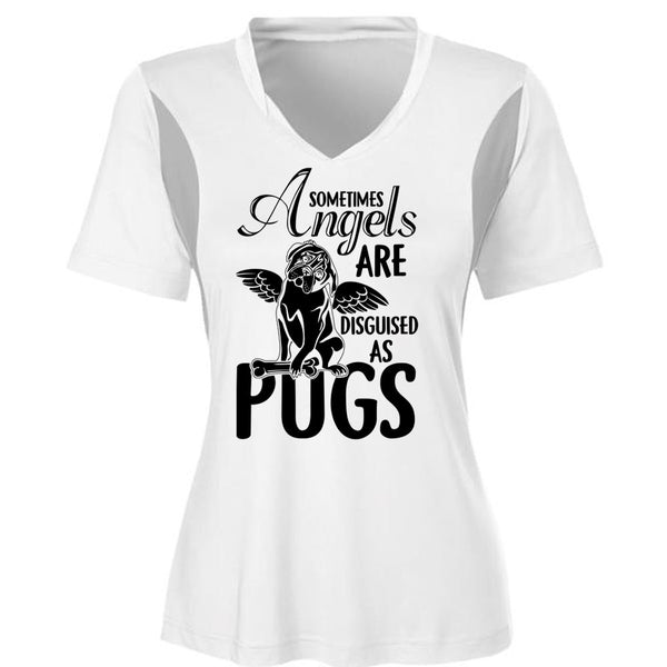 Sometimes Angels Are Disguised As Pugs T Shirt, I Love Dog T Shirt, Awesome T-Shirts