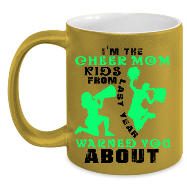 Cute Gift For Mom Coffee Mug, I'm The Cheer Mom  Accent Mug
