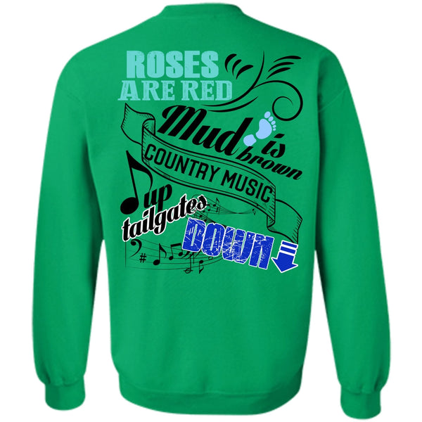 I Love Music T Shirt, Roses Are Red Sweatshirt