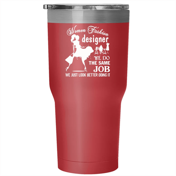Women Fashion Designer Tumbler 30 oz Stainless Steel, Cute Gift For My Wife Travel Mug