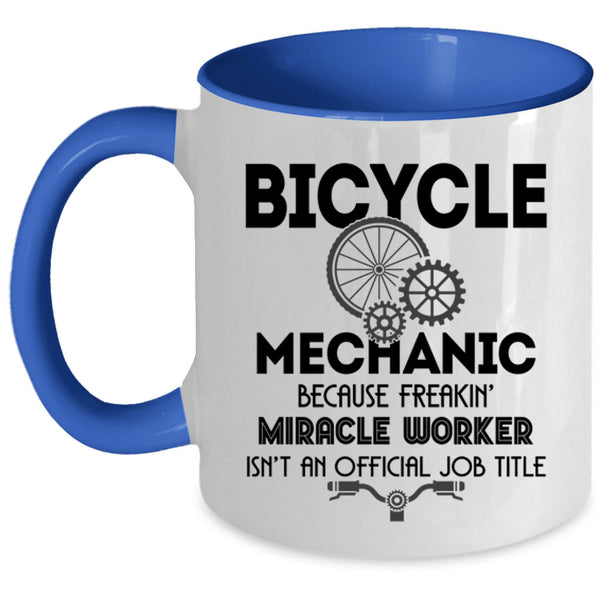 Not An Official Job Title Coffee Mug, Bicycle Mechanic Accent Mug