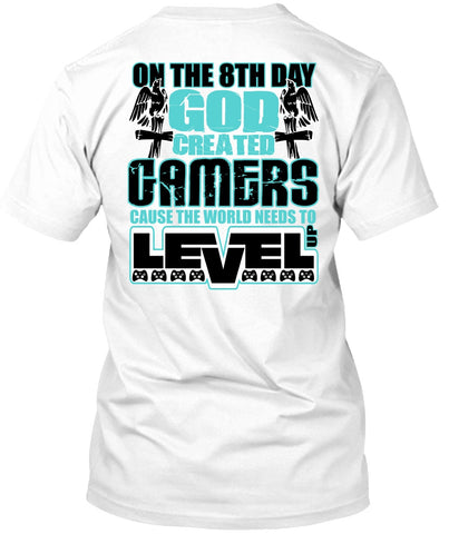 A black t-shirt with the shopify logo