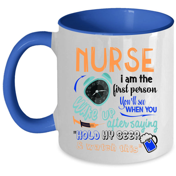 Awesome Gift For Nurses Coffee Mug, Nurse Accent Mug