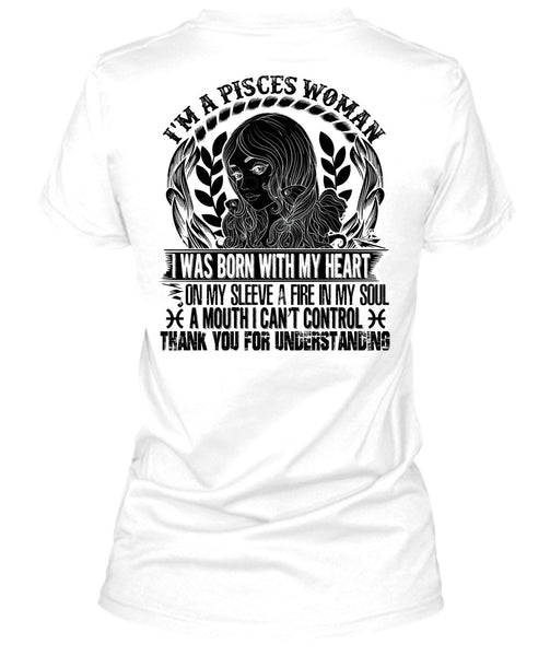 I'm A Pisces Woman T Shirt, I Love Pisces T Shirt