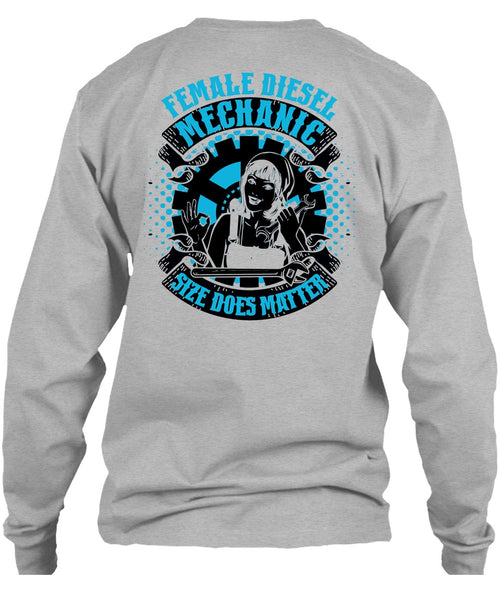 Female Diesel Mechanic T Shirt, I Love Mechanic T Shirt