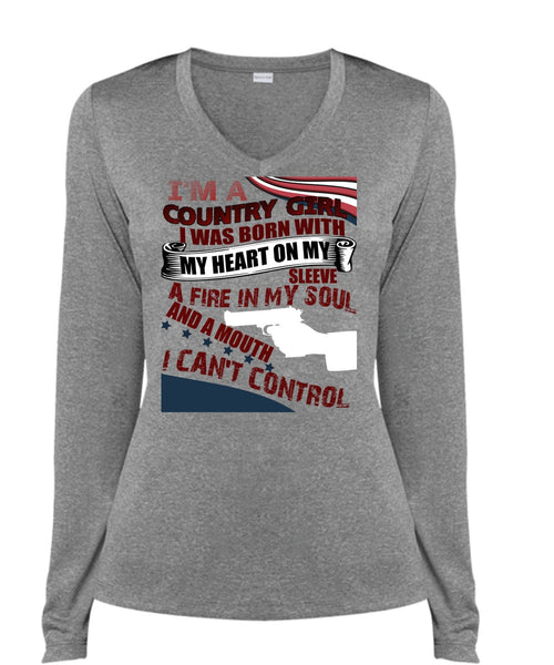 I'm A Country Girl T Shirt, I Love Veteran T Shirt