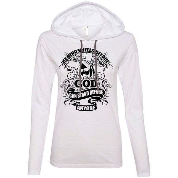 A black t-shirt with the shopify logo