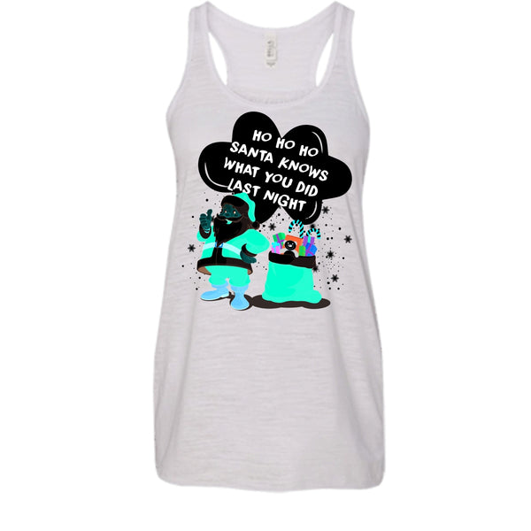 Santa Knows What You Did Last Night T Shirt, Merry Christmas T Shirt, Awesome t-shirts