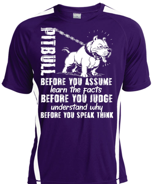 Pit Bull Before You Assume T Shirt, My Life T Shirt, Cool Shirt
