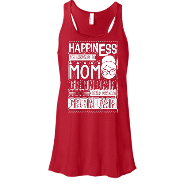 Happiness Is Being A Mom T Shirt, Grandma Tank Top
