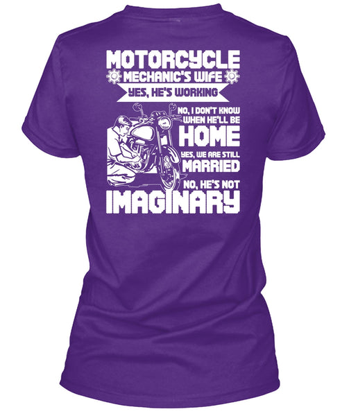Motorcycle Mechanic's Wife T Shirt, We Are Still Married T Shirt