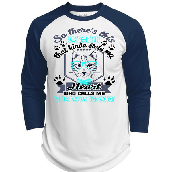 This Cat That Kinda Stole My Heart T Shirt, I Love Mom T Shirt, Awesome T-Shirts  (Polyester Game Baseball Jersey)