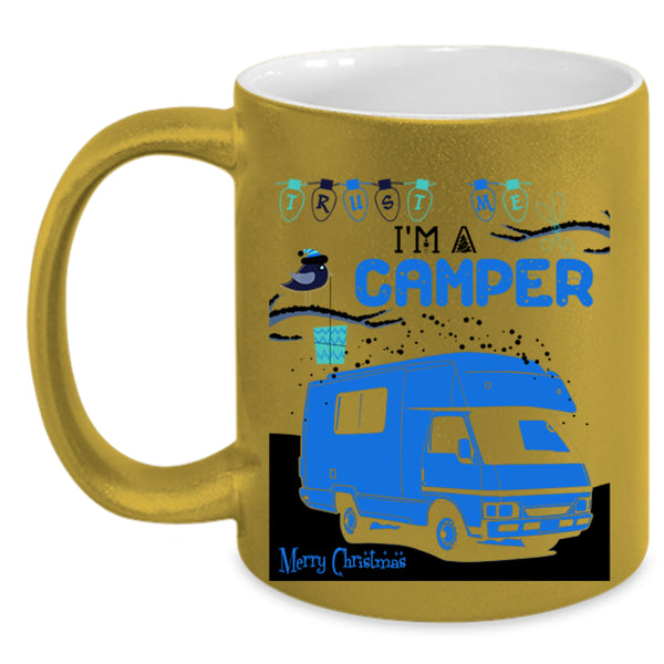 Christmas Gift For Camper Coffee Mug, I'm A Camper Accent Mug
