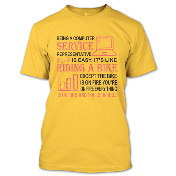 Being A Computer Service Representative T Shirt, Coolest Computer Service Representative T Shirt