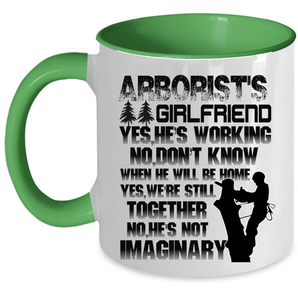 Cool Couple Coffee Mug, Arborist's Girlfriend Accent Mug