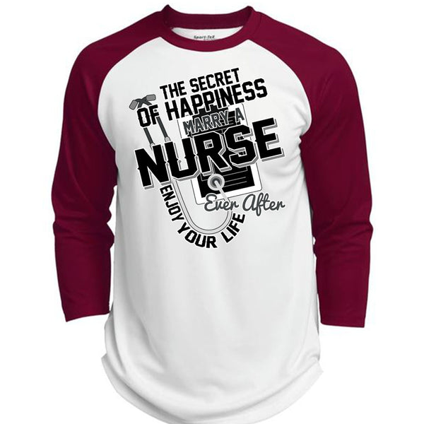 Marry A Nurse T Shirt, I Love Nurse T Shirt, Awesome T-Shirts  (Polyester Game Baseball Jersey)