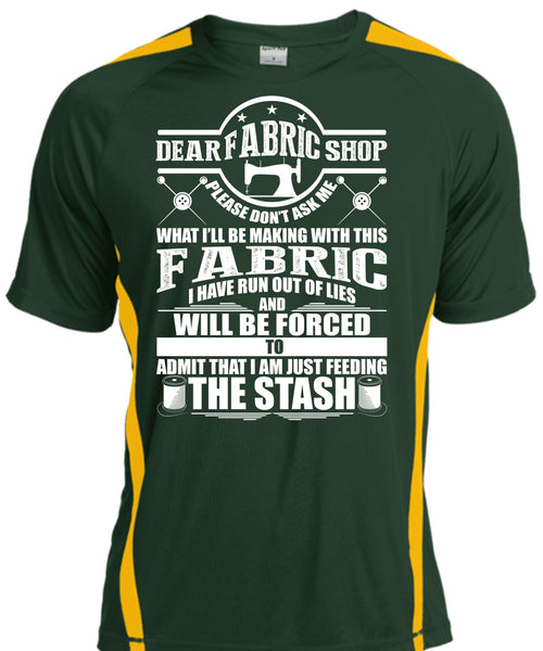 Making With This Fabric T Shirt, Dear Fabric Shop T Shirt, Cool Shirt