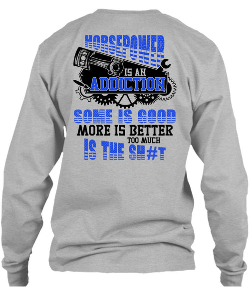 Horsepower Is An Addiction T Shirt, I Love Mechanic T Shirt