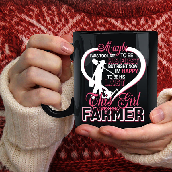 This Girl Loves Her Farmer Coffee Mug, Cute Love Coffee Cup