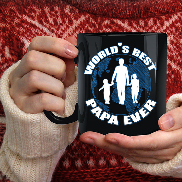 World's Best Papa Ever Coffee Mug, Awesome Papa Coffee Cup