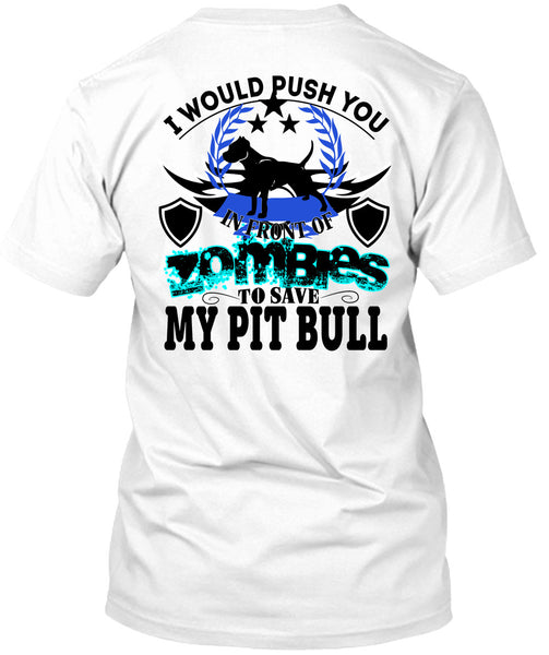 A black t-shirt with the shopify logo