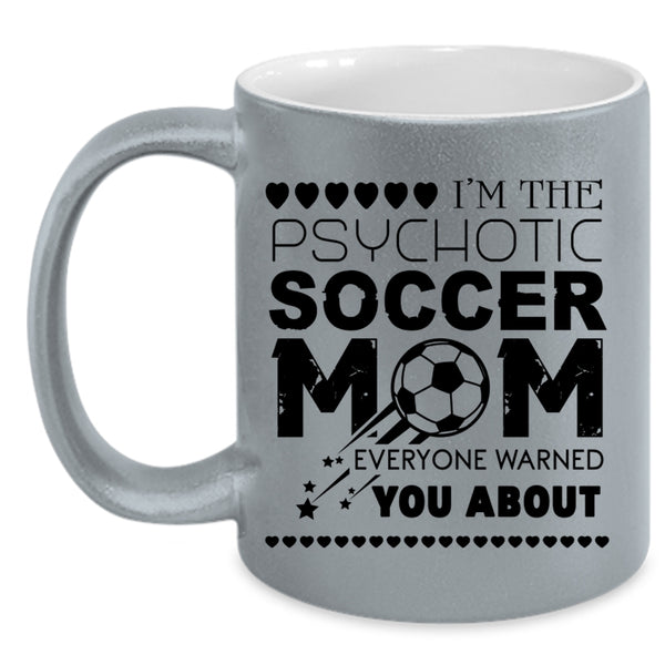 Crazy Enough To Love It Coffee Mug, Tough Enough To Be A Single Mom Accent Mug