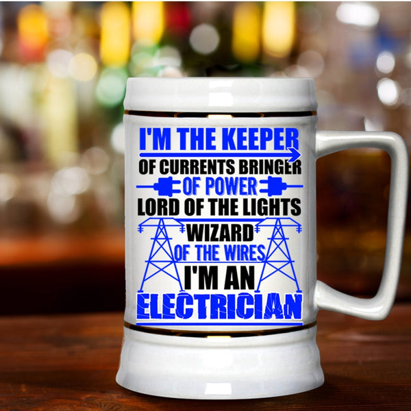 Best Gift For Electricians Beer Stein 22oz, I'm An Electrician Beer Mug