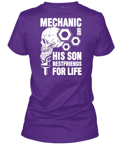 Mechanic And His Son Best Friend T Shirt, Being A Mechanic T Shirt