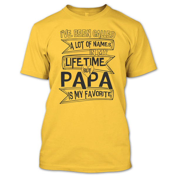 Papa Is My Favorite Peple T Shirt, Father's Day Gift T Shirt