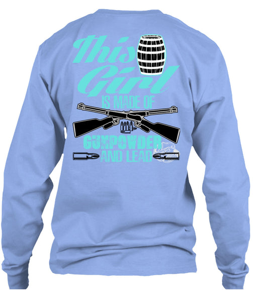 This Girl Is Made Of Gunpowder T Shirt, I Love Veteran T Shirt