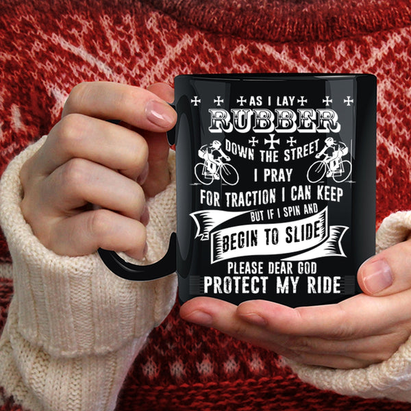 Protect My Ride Coffee Mug, Cool Gift For My Son Coffee Cup