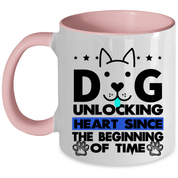 Cute Gift For Dog Lover Coffee Mug, Dog Unlocking Accent Mug