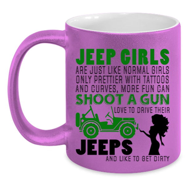 Love To Drive Their Jeeps Coffee Mug, Jeep Girls Accent Mug