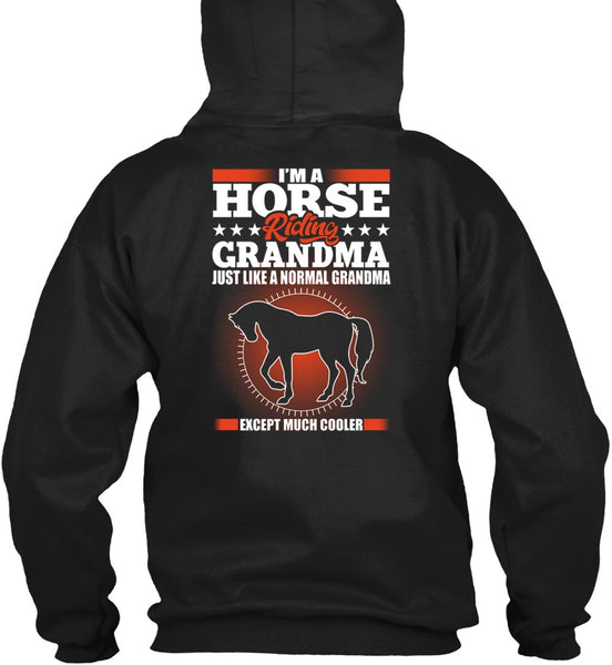 I'm A Horse Riding Grandma T Shirt, Normal Grandma T Shirt