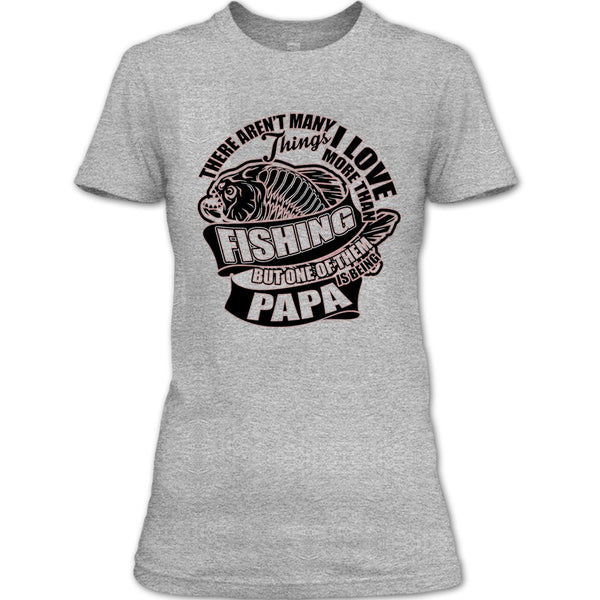 I Love More Than Fishing T Shirt, Fishing Dad T Shirt